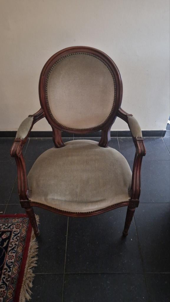 chaise avec accoudoir, Antiquités & Art, Enlèvement