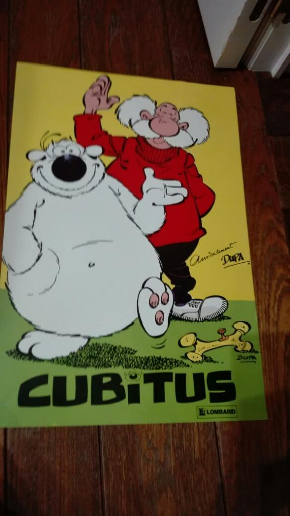 Affiche cubitus, Collections, Enlèvement ou Envoi, Comme neuf