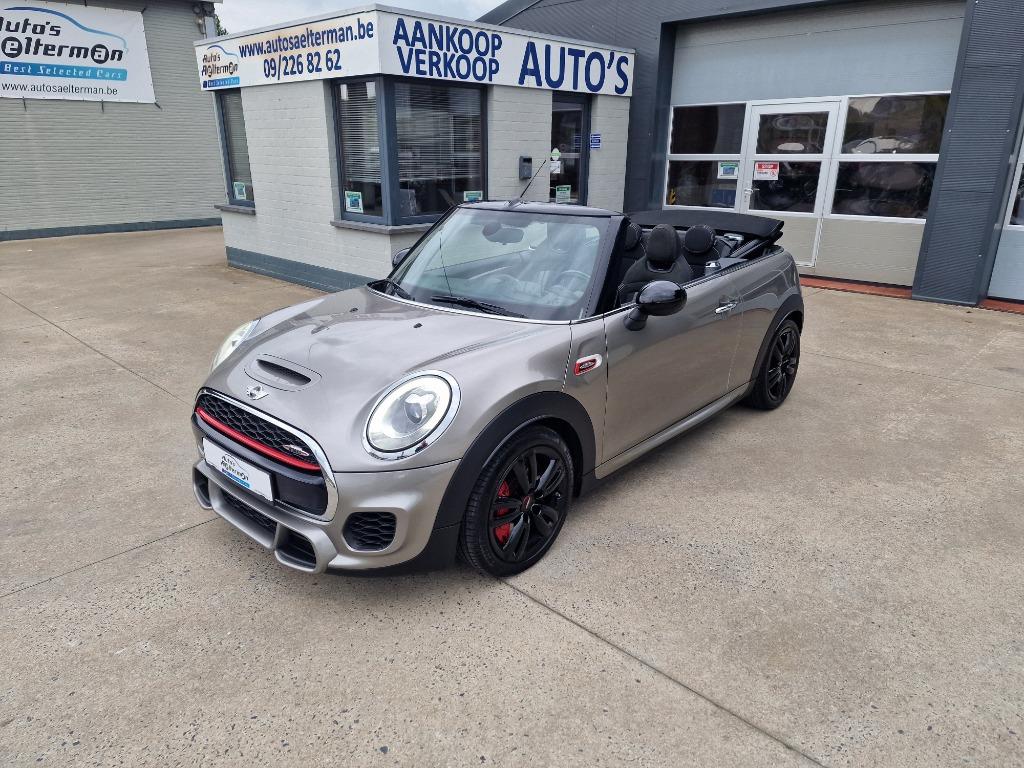 MINI John Cooper Works Cabrio 231PK * LED * HEADUP, Autos, Mini, Cruise Control, Argent ou Gris, Achat, Euro 6