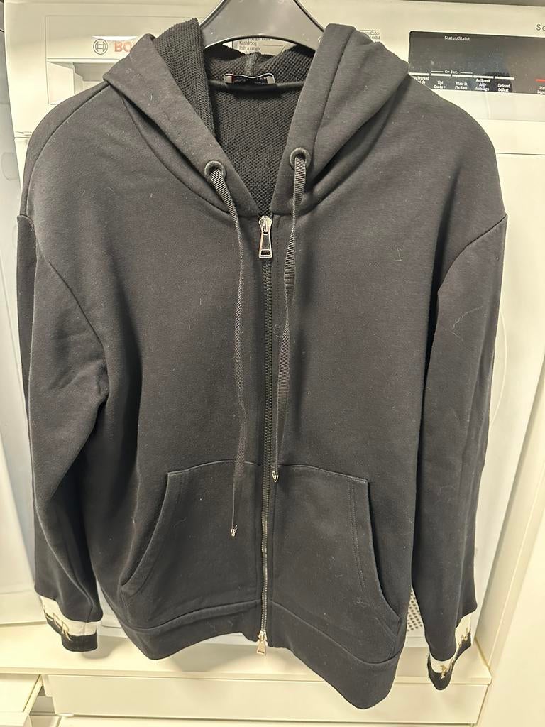 Zwarte vest/gilet Moncler, Zwart, Moncler, Maat 42/44 (L), Ophalen of Verzenden