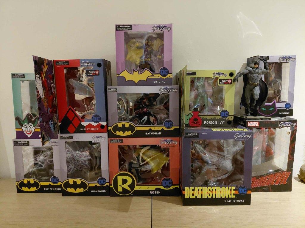 DC Gallery beeldjes, Verzamelen, Stripfiguren, Zo goed als nieuw, Beeldje of Figuurtje, Overige figuren, Ophalen