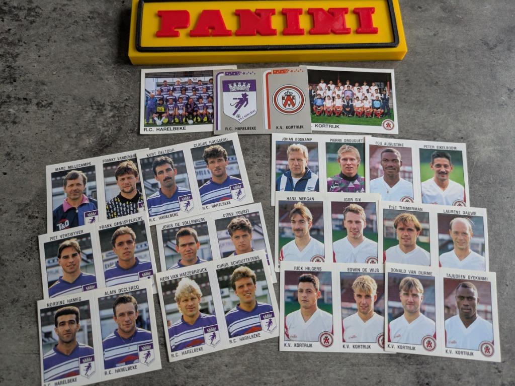 AUTOCOLLANTS PANINI FOOTBALL 93 15  : HARELBEKE /KV KORTRIJK, Hobby & Loisirs créatifs, Envoi, Neuf