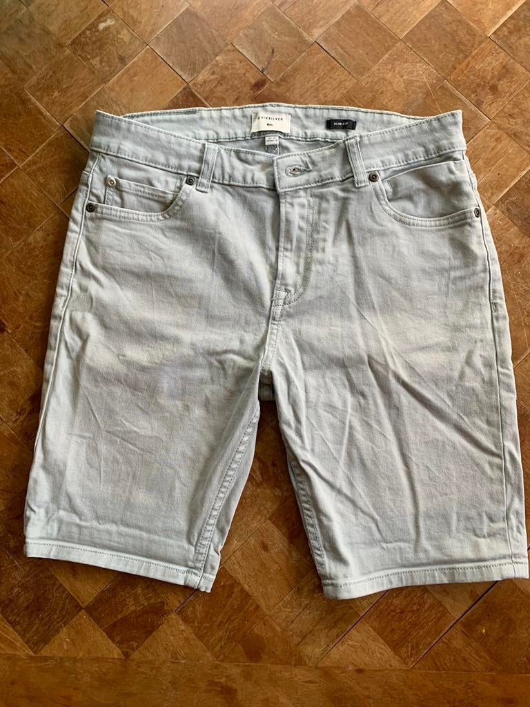 Quiksilver short, lichtgrijs, maat 16 jaar / Us 30 boy, Jongen