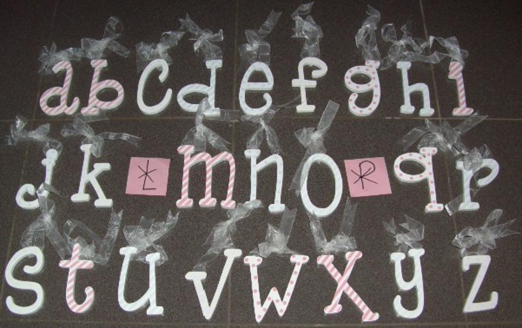 LETTERS HOUTEN LOSSE ALFABET 26 stuks zonder kader Appletree, Ophalen of Verzenden, Nieuw, Wanddecoratie