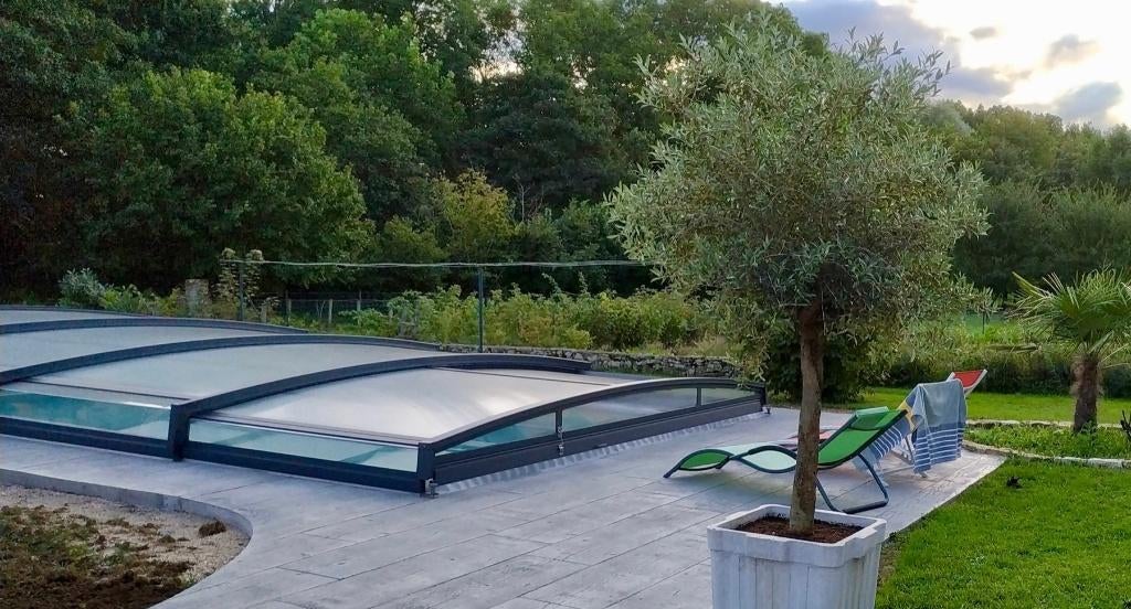 Abri piscine à vos mesures, Envoi, Neuf, Couverture de piscine