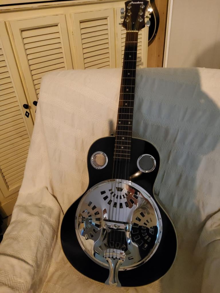 Resonator gitaar (zwart), Ophalen, Nieuw