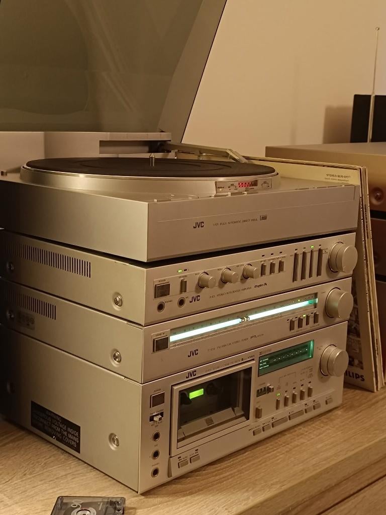 Système stéréo JVC fabriqué au Japon 1982, TV, Hi-fi & Vidéo, Chaîne Hi-fi, Deck cassettes ou Lecteur-enregistreur de cassettes