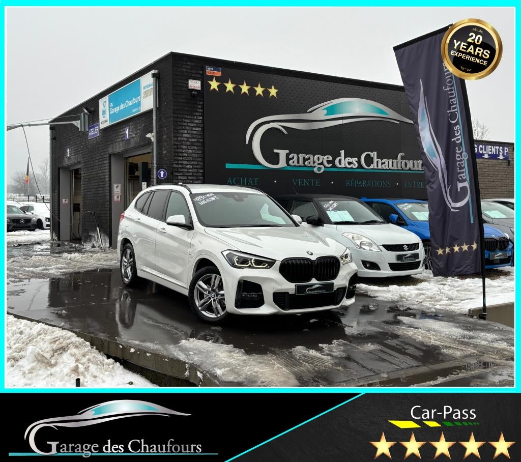 BMW X1 PHEV 1.5iA xDrive25e - ! Pack M ! - Attelage - E6d, Testrit aan huis, Wit, Leder, 5 zetels