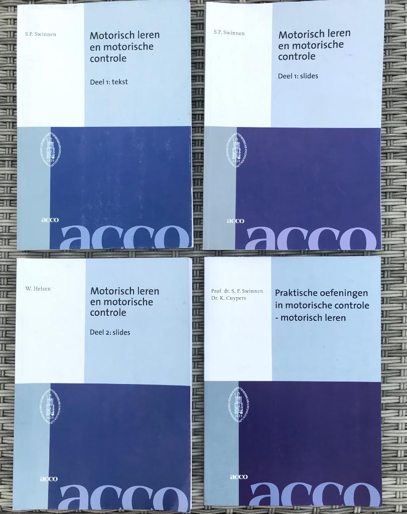 STUDIEBOEKEN - Motorisch Leren en Motorische Controle, Ophalen of Verzenden, Zo goed als nieuw, Hoger Onderwijs, Prof. Dr. Stephan Swinnen & Werner Helsen