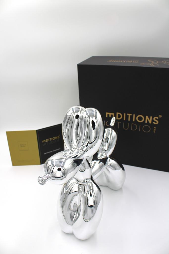 Jeff Koons (After) - Balloon Dog Silver, Antiquités & Art, Art | Objets design, Enlèvement ou Envoi