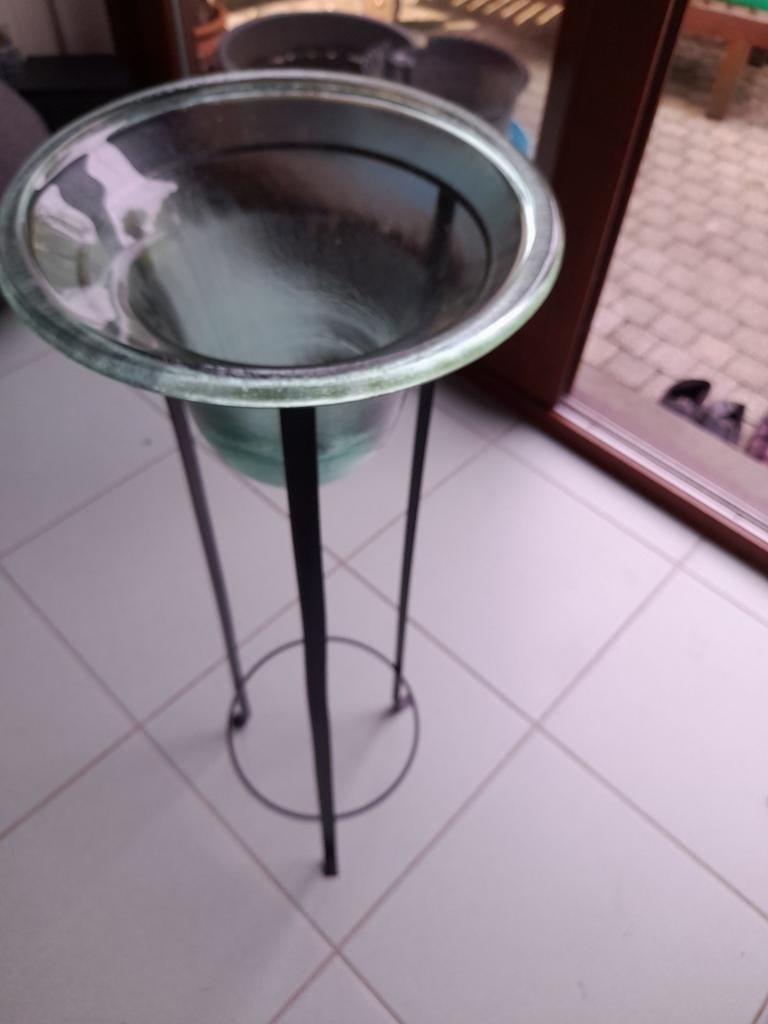 Globe en verre sur pied, Maison & Meubles, Enlèvement, Comme neuf