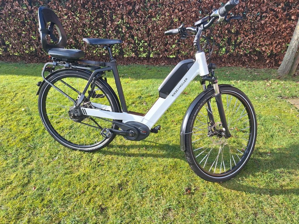 Riese & Muller Nevo Nuvinci 500wh maat 56 2018, Gebruikt, 55 tot 59 cm, 30 tot 50 km per accu, Ophalen