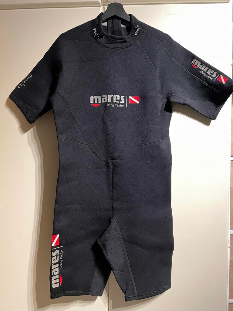 Shorty Mares dive center 2,5 mm, taille 7, Enlèvement ou Envoi, Comme neuf, Combinaison de plongée