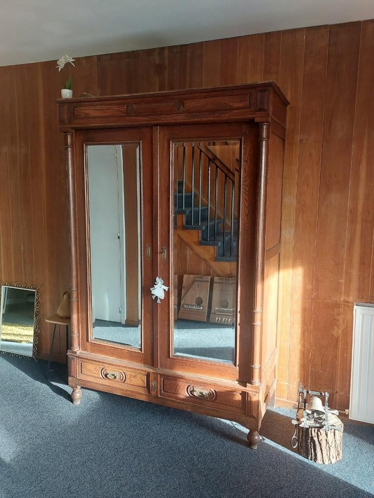 Antieke vestiairekast, Antiek en Kunst, Ophalen