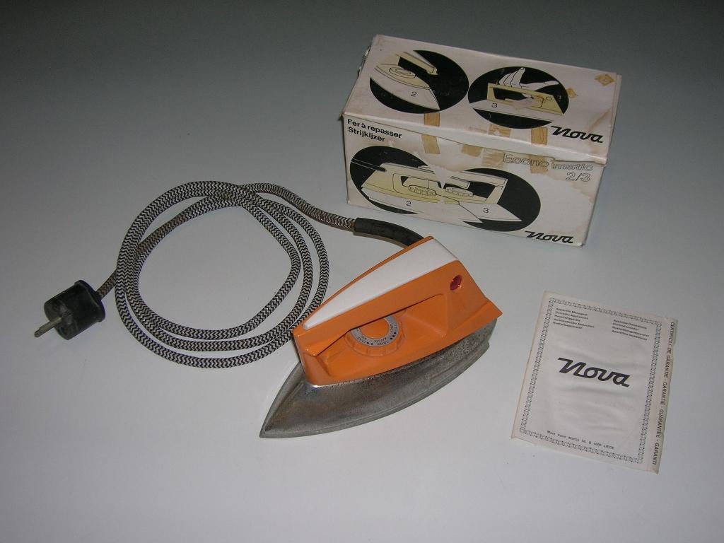 Vintage NOVA strijkijzer, Ophalen of Verzenden, Overige typen