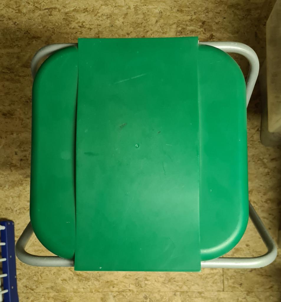 Support sac-poubelle solide en métal, Enlèvement, Utilisé, Métal