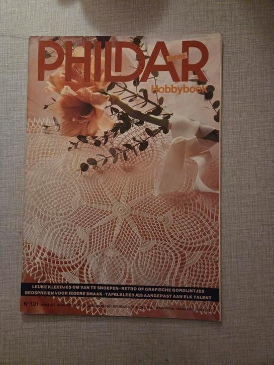 Phildar Hobbyboek n131., Ophalen of Verzenden, Zo goed als nieuw, Breien en Haken