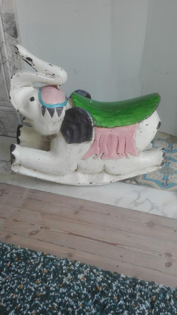 schommel HOUTEN OLIFANT, Kinderen en Baby's, Ophalen