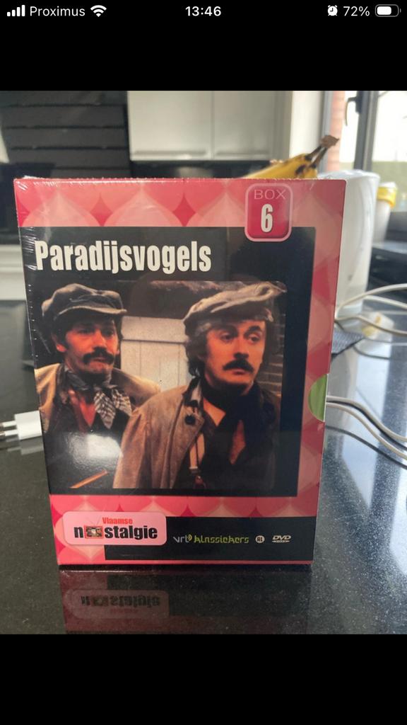Paradijsvogels dvd box 6 nieuw!, Enlèvement, Neuf, dans son emballage, Programmes TV ou Sketchs