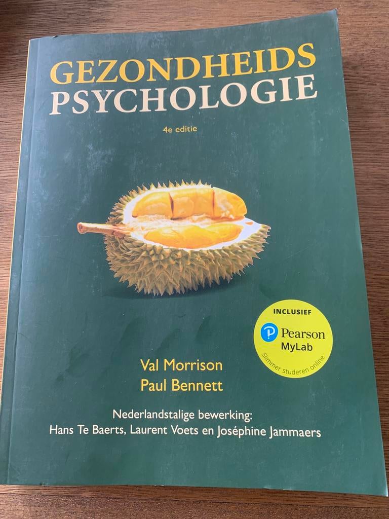 Gezondheids Psychologie, Ophalen of Verzenden, Zo goed als nieuw