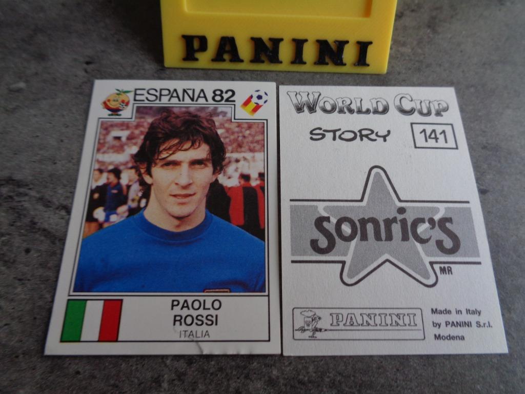 PANINI  VOETBAL STICKER WORLD CUP STORY  ITALIA  ROSSI , Verzamelen, Ophalen of Verzenden
