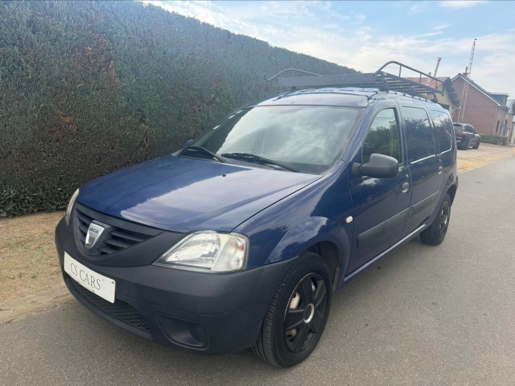 Dacia Logan * Lichte Vracht * Airco * elek ruiten * 115dkm, Auto's, Bestelwagens en Lichte vracht, 75 kW, Stof, 4 cilinders, Blauw