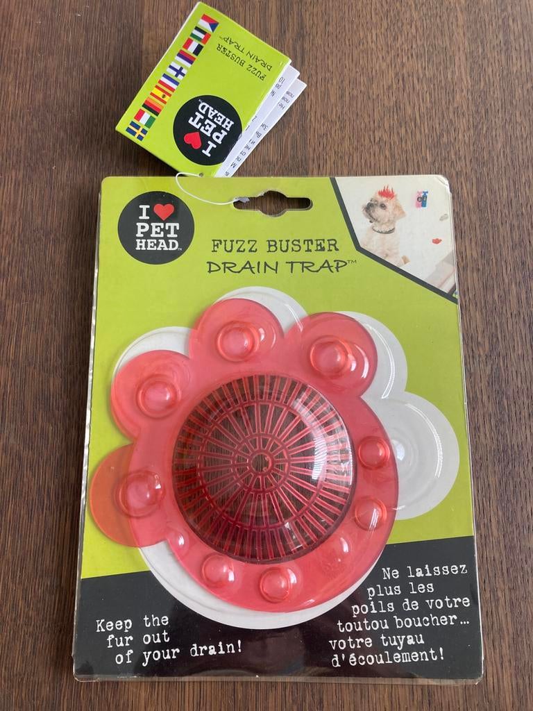 Haarvanger douche Fuzz buster drain trap, Ophalen of Verzenden, Nieuw