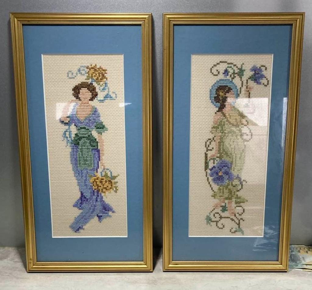 2 professionele ingekaderde handwerkjes, Enlèvement