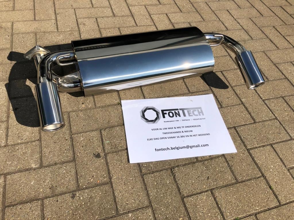 Large gamme d'échappements en acier inoxydable MGF MG TF, Autos : Divers, Enjoliveurs, Enlèvement ou Envoi, Comme neuf