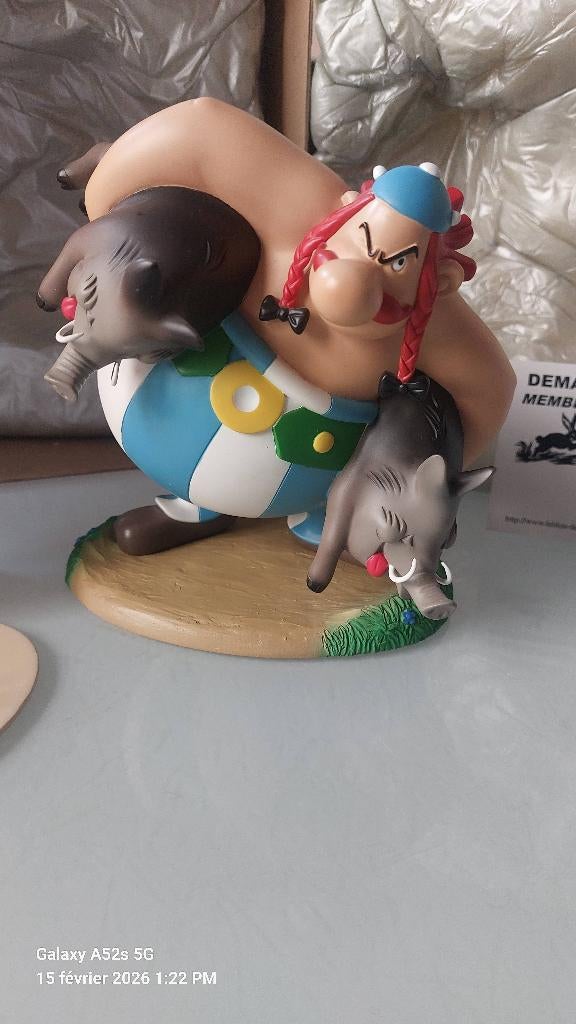 Obelix sanglier leblon club passion 333 exemplaires., Enlèvement, Comme neuf, Autres types