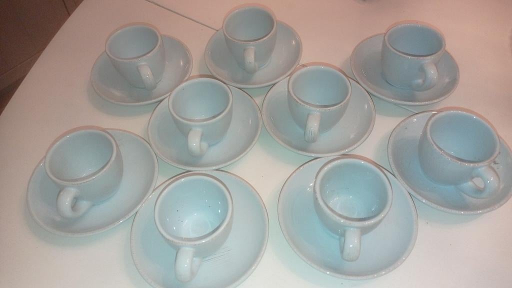 9-delig koffieservies - expresso servies - Flamant, Huis en Inrichting, Ophalen of Verzenden, Zo goed als nieuw