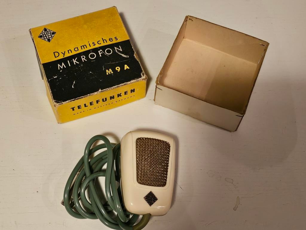 microphone dynamique vintage Telefunken M9A, Enlèvement ou Envoi