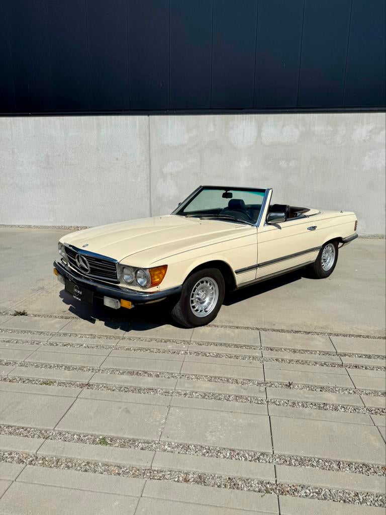 SL380 - V8 - 1986 - USA / EU - Compleet, Auto's, Mercedes-Benz, Automaat, 8 cilinders, Cabriolet, Beige