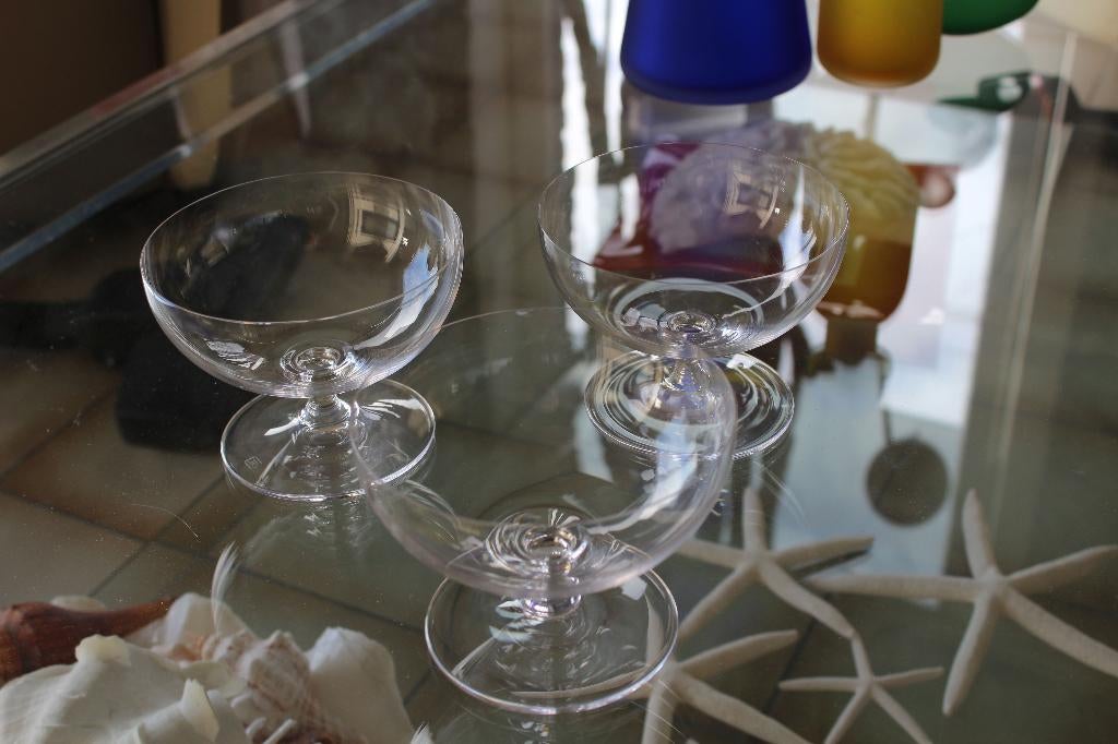 3 kristallen bekers van Riedel-glas, Ophalen of Verzenden, Nieuw, Kristal, Glas of Glazen