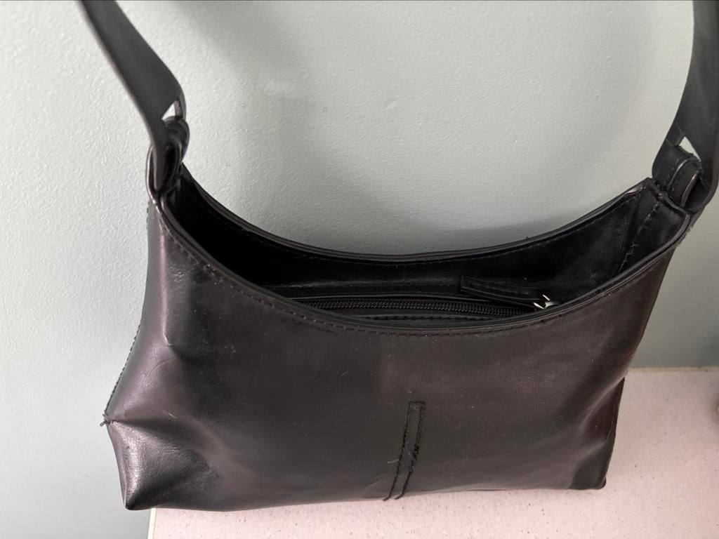 Handtas zwart, Ophalen of Verzenden, Gebruikt, Zwart, Handtas