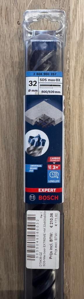 Bosch SDS Max 8X steenboor, 32mm, nieuw!, Ophalen, Zo goed als nieuw