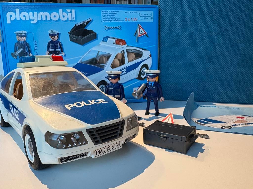 Playmobil 5184 politiepatrouille, Kinderen en Baby's, Speelgoed | Playmobil, Verzenden, Gebruikt