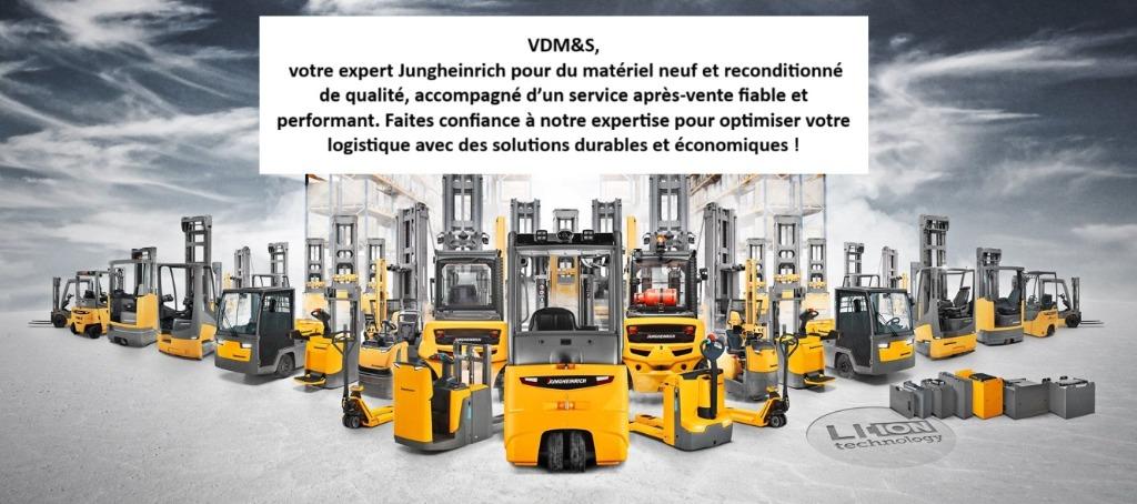 VDM&S chariot élévateur,gerbeur, transpaltte neuf,occasion!!, Articles professionnels, Enlèvement ou Envoi, Électrique, Chariot élévateur