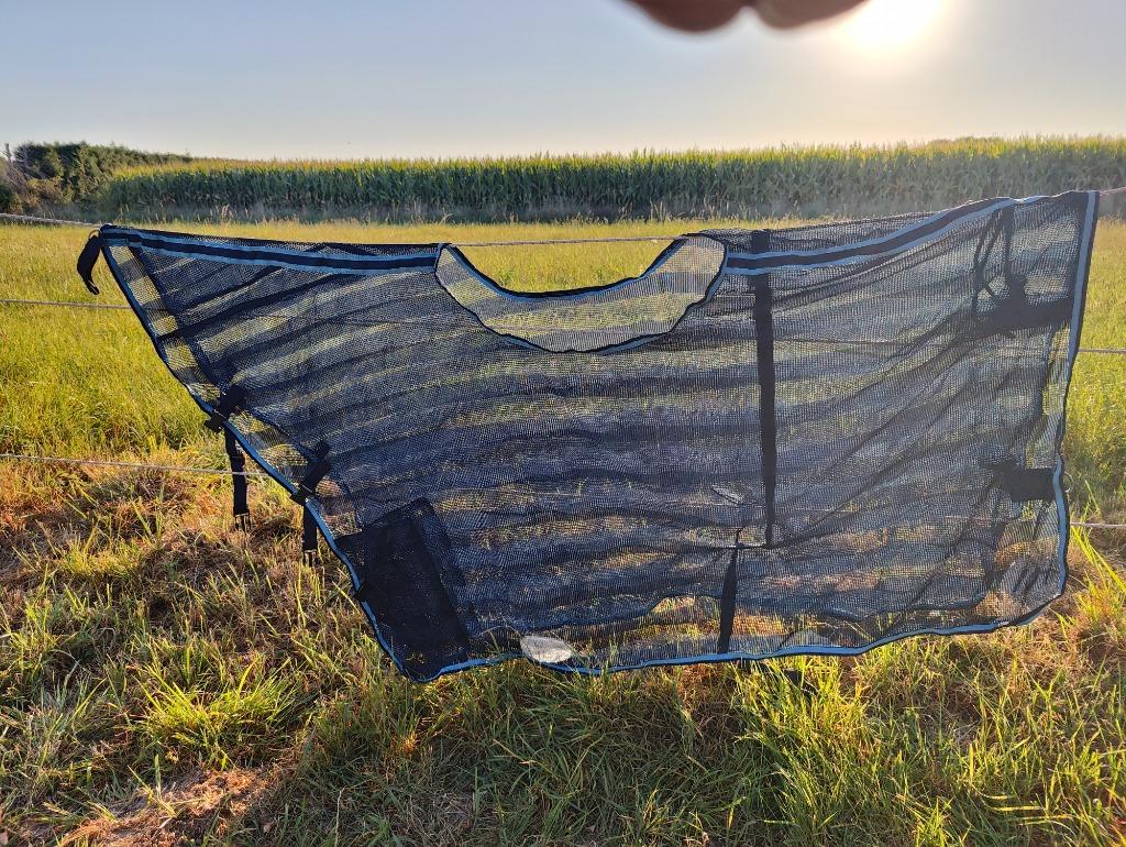 Harry's horse vliegendeken voor pony met zadeluitsparing, Dieren en Toebehoren, Ophalen of Verzenden, Zo goed als nieuw, Deken