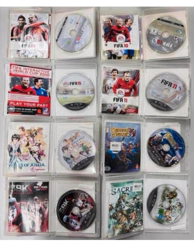 8x jeux PS3 Playstation 3 Fifa Tales Xillia Sacr de lot, Enlèvement ou Envoi, 1 joueur, Comme neuf, Ordinateurs reliés