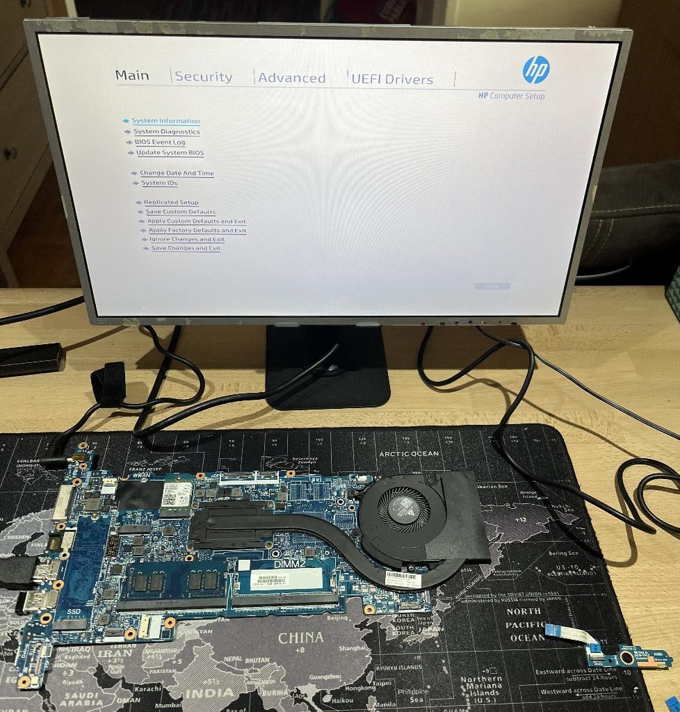 Carte mère Laptop HP EliteBook 840G5, Computers en Software, Moederborden, Ophalen, Refurbished, Intel