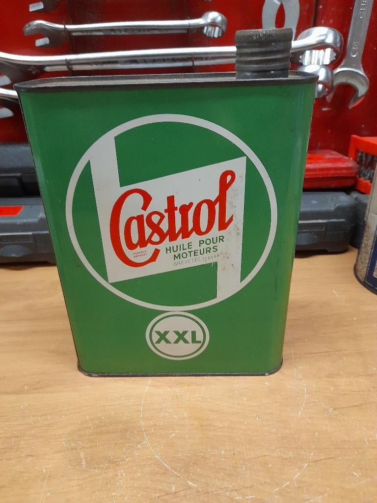 ancien bidon huile vide castrol XXL, Envoi, Utilisé, Autres types