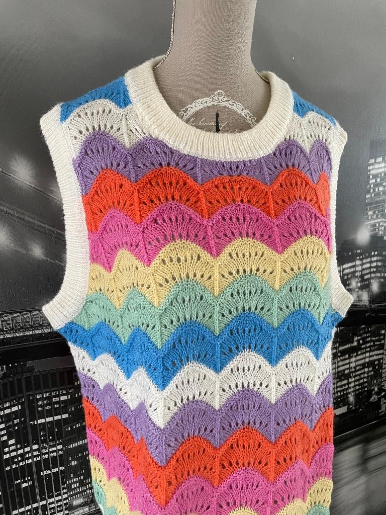 Debardeur tricot NIEUW - 42, Verzenden, Nieuw, Maat 42/44 (L), Overige kleuren