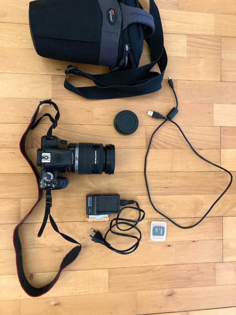 Appareil photo - Boitier Canon 450D + objectif canon 18-200, Enlèvement, Comme neuf, Canon