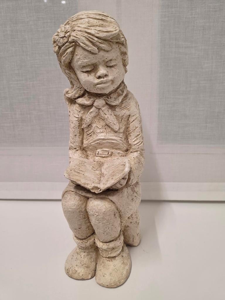 statue en pierre H 42 cm, Antiquités & Art, Envoi