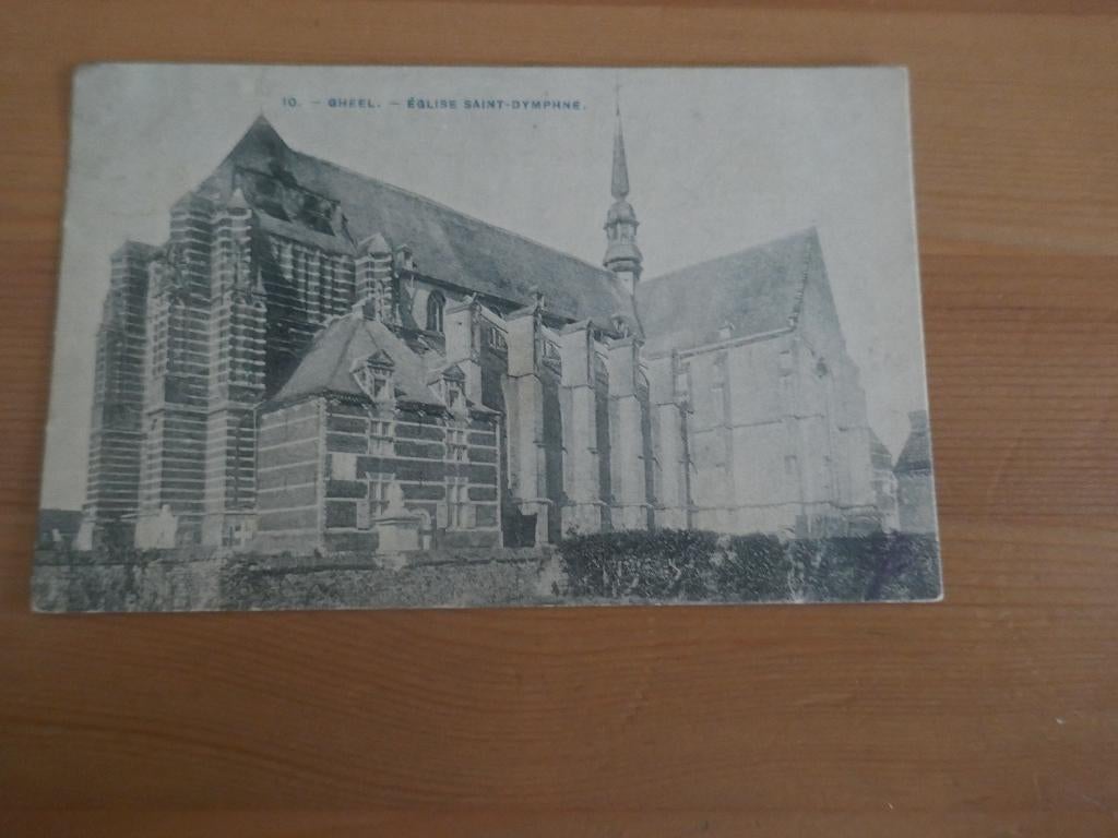 geel gheel église saint dymphne, Verzamelen, Postkaarten | België, Verzenden, Gelopen, Antwerpen