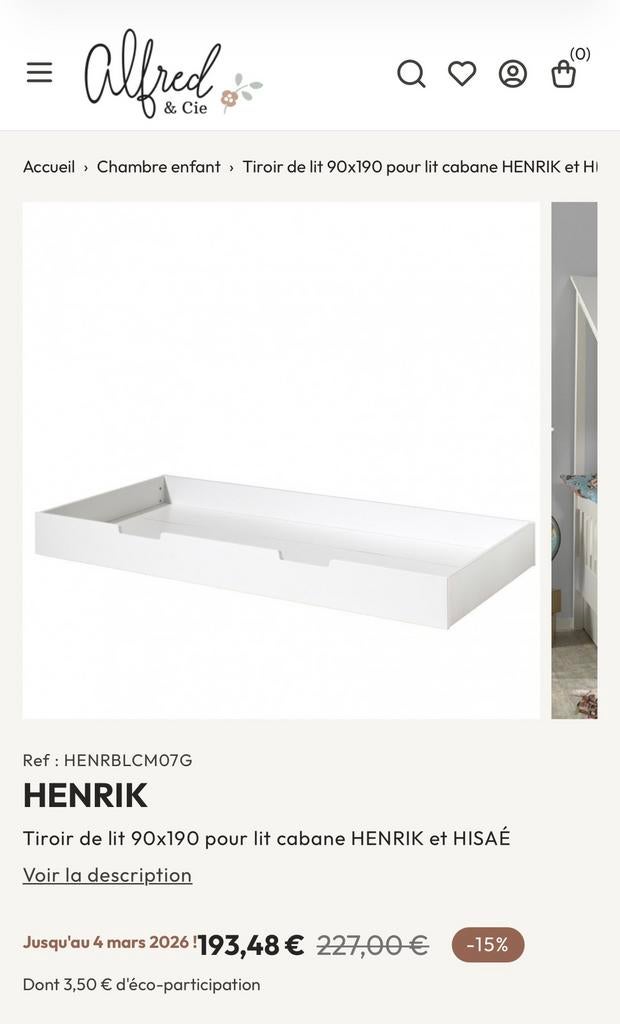 Magnifique lit cabane enfant en bois massif 90x200 + tiroir, Enfants & Bébés, Chambre d'enfant | Lits, 85 à 100 cm, Sommier à lattes