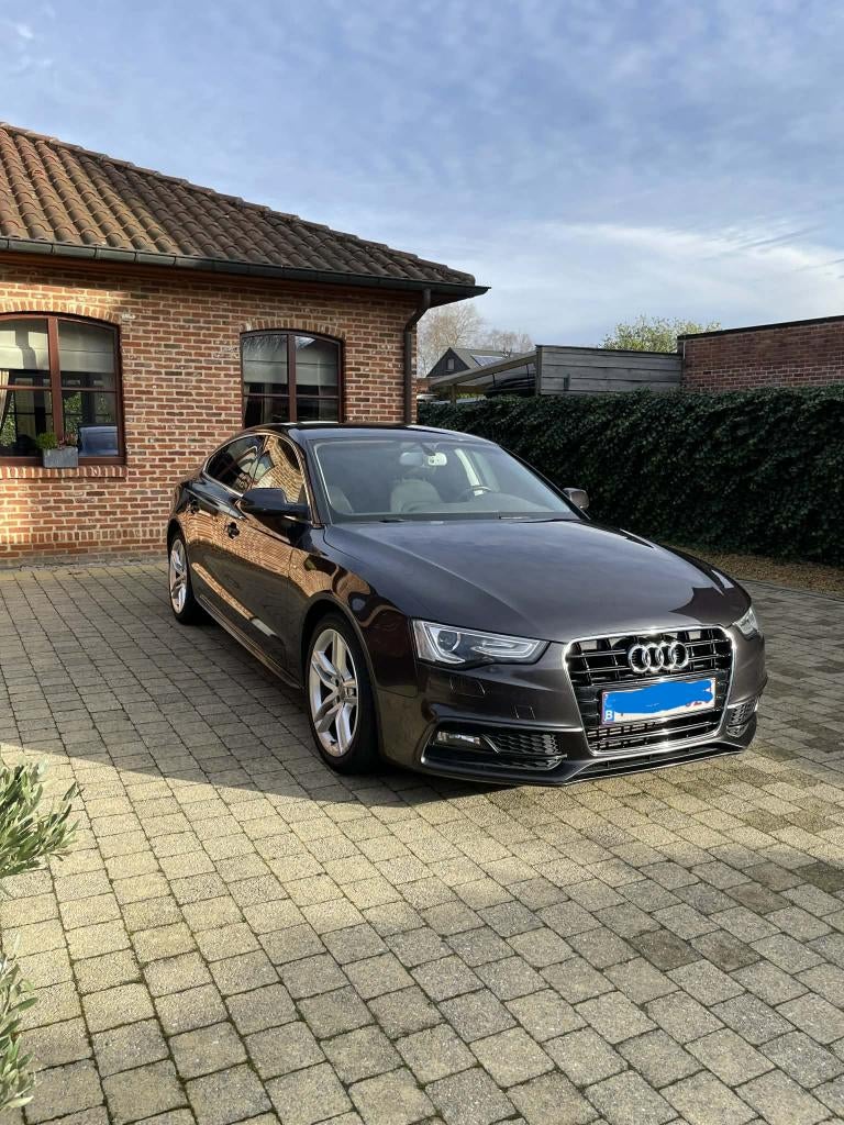 Audi A5 Sportback 1.8 TFSI S-line, Auto's, Audi, Voorwielaandrijving, Stof, Zwart, Handgeschakeld