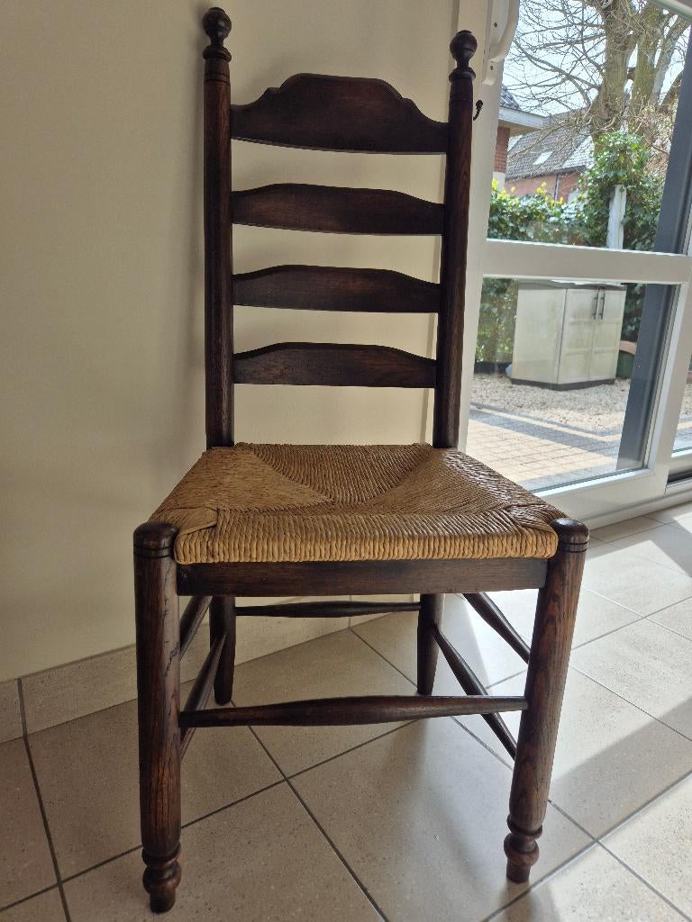 Stoelen, Huis en Inrichting, Ophalen, Gebruikt, Bruin, Hout