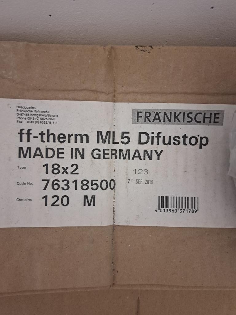 Tuyau chauffage sol Zendher, Enlèvement